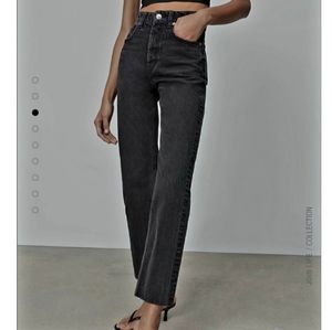 NWOT Zara High-rise Straight Leg Jean